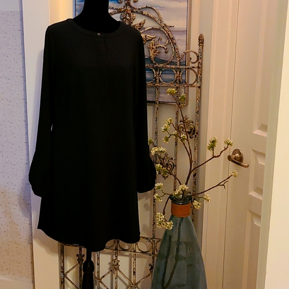 Merona Black Tunic Dress sz S/P